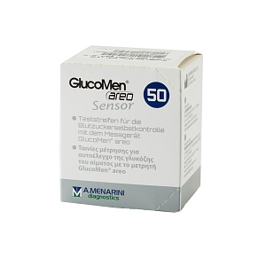 A.Menarini GlucoMen Areo Sensor 50 Ταινίες Μέτρησης Γλυκόζης