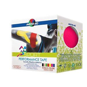 Master-Aid Sport Performance Tape Ελαστικό Αυτοκόλλητο Επίθεμα Ροζ 5cm x 5m