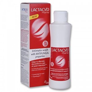 Lactacyd Pharma Antifungal Wash Υγρό Καθαρισμού της Ευαίσθητης Περιοχής με Αντιμυκητιασικούς Παράγοντες 250ml