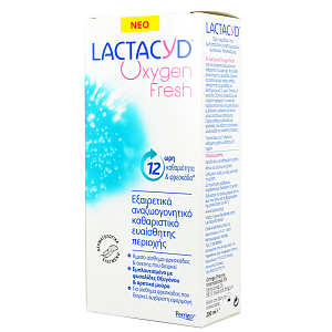 Lactacyd Oxygen Fresh Εξαιρετικά Αναζωογονητικό Καθαριστικό Ευαίσθητης Περιοχής 200ml