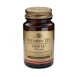 Solgar Vitamin D3 4000IU (100μg) 60veg.caps