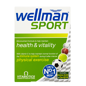Vitabiotics Wellman Sport Συμπλήρωμα Διατροφής για Άνδρες Αθλητές 30tabs