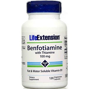 Life Extension Benfotiamine 100mg with Thiamine 120caps