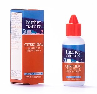 Higher Nature Citricidal Εκχύλισμα Σπόρων Γκρέιπφρουτ 45ml