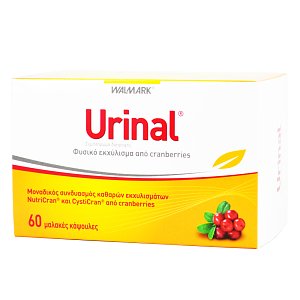 Vivapharm Urinal Φυσικό Εκχύλισμα από Cranberries 60 μαλακές κάψουλες