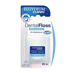 Elgydium Clinic Dental Floss Expanding με Γεύση Μέντας 25m