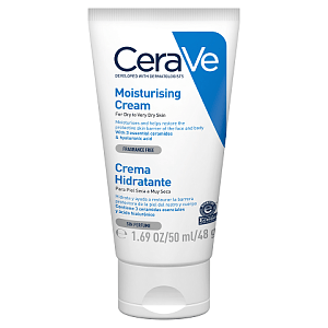 CeraVe Moisturising Cream Ενυδατική Κρέμα για Ξηρό έως Πολύ Ξηρό Δέρμα 50ml