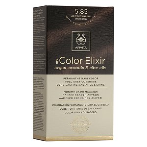 Apivita My Color Elixir Βαφή Μαλλιών 5.85 Καστανό Ανοιχτό Περλέ Μαονί 1τμχ
