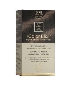 Apivita My Color Elixir Βαφή Μαλλιών 6.78 Ξανθό Σκούρο Μπεζ Περλέ 1τμχ