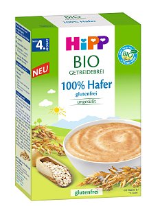 Hipp Bio Κρέμα Χωρίς Γάλα με Βρώμη από τον 4ο μήνα 200g