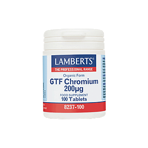 Lamberts GTF Chromium 200μg 100tabs