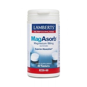 Lamberts MagAsorb 150mg (as Citrate) 60tabs