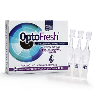 Intermed Optofresh Οφθαλμικές Σταγόνες 10amp x 0.5ml