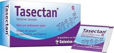 Tasectan Gelatine Tannate 250mg για Διάρροια σε Βρέφη & Παιδιά 20φακελίσκοι
