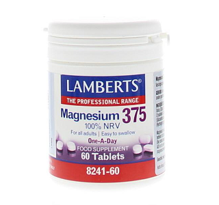 Lamberts Magnesium 375 100% NRV One-A-Day, Μαγνήσιο 60tabs