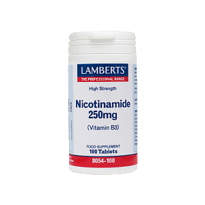 Lamberts Nicotinamide 250mg (Vitamin B3) 100tabs