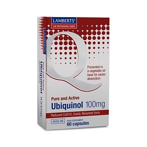 Lamberts Ubiquinol (Eνεργός Mορφή του Συνενζύμου Q10) 100mg 60caps