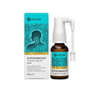 AGAN Suprammune Throat RLF Spray - Αντιμετώπιση Πονόλαιμου & Βραχνάδας 20ml