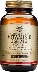 Solgar Vitamin E 400 IU,50softgels