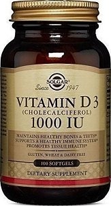 Solgar Vitamin D3 1000 IU / 25μg 100caps