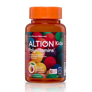 ALTION Kids Polyvitamins - Πολυβιταμίνη σε Ζελεδάκια 60τμχ