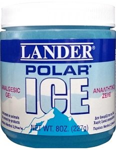 Lander Polar Ice Gel το μπλε ζελέ για τους πόνους, 227 gr