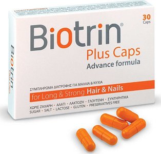 Hydrovit Biotrin Plus Caps Συμπλήρωμα Διατροφής για Μαλλιά & Νύχια 30caps