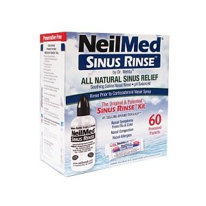 NeilMed Sinus Rinse Original Kit για Ενήλικες 1 Φιάλη & 60 Ανταλλακτικά Φακελάκια