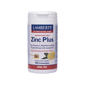 Lamberts Zinc Plus με Ψευδάργυρο, Πρόπολη, Βιταμίνη C & B2 100καραμέλες