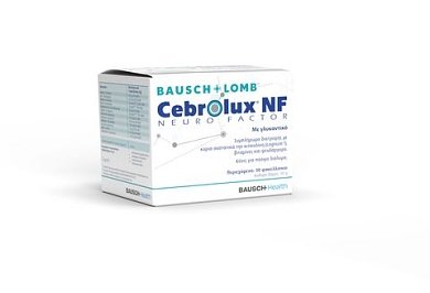 Bausch & Lomb Cebrolux NF NeuroFactor Συμπλήρωμα Διατροφής για την Όραση 30φακελλίσκοι