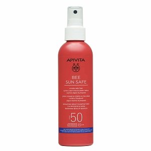 Apivita Bee Sun Safe Αντηλιακό Spray Ελαφριάς Υφής SPF50 για Πρόσωπο & Σώμα 200ml