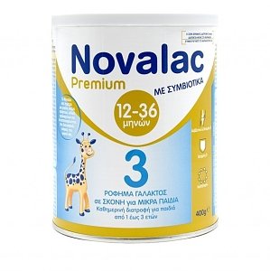 Novalac Premium 3 με Συμβιοτικά για παιδιά από 1 έως 3 ετών 400gr