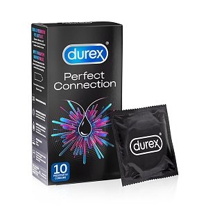 Durex Perfect Connection Προφυλακτικά με Περισσότερο Λιπαντικό 10τμχ