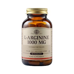 Solgar L-Arginine 1000mg Αργινίνη 90tabs