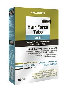 Frezyderm Hair Force Tabs για Μαλλιά, Δέρμα & Νύχια 60δισκία