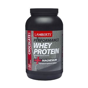 Lamberts Whey Protein + Magnesium Πρωτεΐνη σε Σκόνη Γεύση Σοκολάτα 1Kg