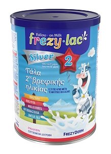 Frezyderm Frezylac Silver 2 Αγελαδινό Γάλα σε Σκόνη 6 - 12 μηνών 400g