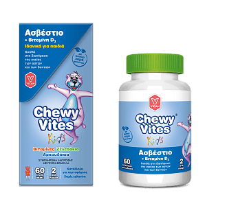 Vican Chewy Vites Ασβέστιο & Βιταμίνη D3 Βιταμίνες σε Ζελεδάκια 60τμχ