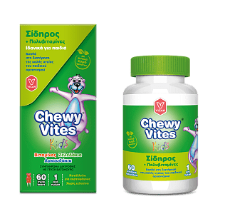 Vican Chewy Vites Σίδηρος & Πολυβιταμίνες Βιταμίνες σε Ζελεδάκια 60τμχ