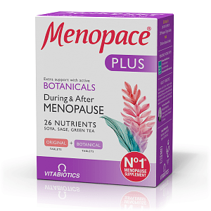 Vitabiotics Menopace Plus για την Εμμηνόπαυση 28tabs Original & 28tabs Βοτάνων
