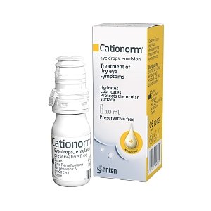 Cationorm Οφθαλμικές Σταγόνες για την Ξηροφθαλμία 10ml
