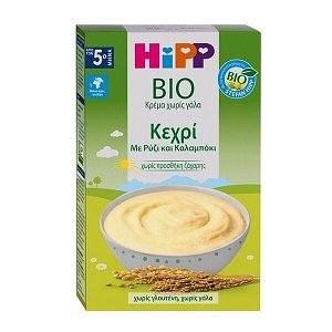 Hipp Κρέμα Δημητριακών με Κεχρί, Ρύζι & Καλαμπόκι από τον 5ο μήνα 200g