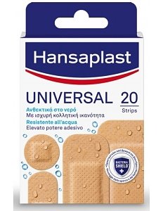 Hansaplast Universal Αυτοκόλλητα Επιθέματα 20strips
