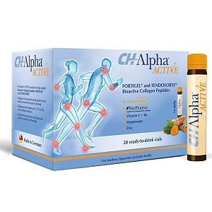 Ch Alpha Active με Βιοενεργά Πεπτίδια Κολλαγόνου & Βιταμίνες 28φιαλίδια