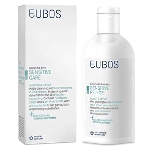 Eubos Sensitive Shower & Cream Απαλό Υγρό Καθαρισμού 200ml