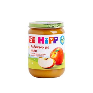 Hipp Φρουτόκρεμα Βιολογικής Καλλιέργειας με Ροδάκινο & Μήλο 190gr