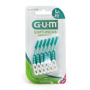 Gum Soft-Picks Advanced Large 651 Μεσοδόντια Βουρτσάκια 30τμχ