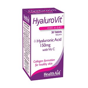 Health Aid HyaluroVit με Υαλουρονικό Οξύ 150mg & Βιταμίνη C 80mg 30tabs