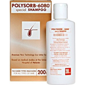 H&B Pharm Polysorb-6080 Special Shampoo Ειδικό Σαμπουάν Μαλλιών 200ml