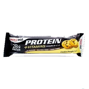 MOOVeat Protein +Vitamins Μπάρα Πρωτεΐνης με Γεύση Cookie Dough 80g